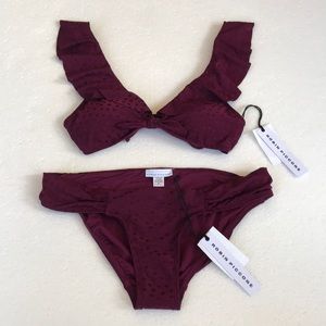 Robin Piccone Two piece swimsuit Top S, Bottom M